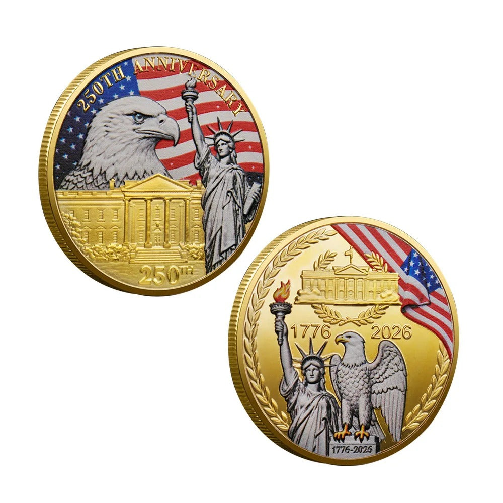 4-Piece USA 250th Anniversary Commemorative Legacy Coin Set